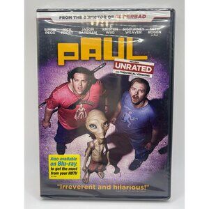 Paul Unrated New DVD Sealed Simon Pegg Nick Frost Seth Rogen Comedy